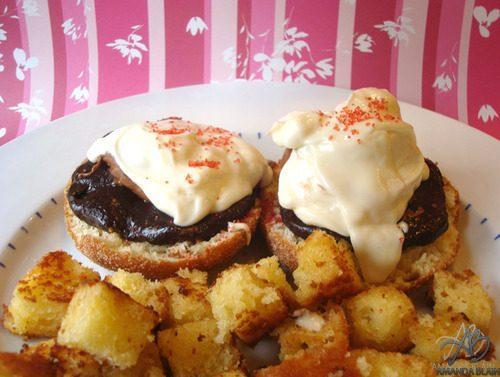 cadbury creme eggs benedict for the foodies